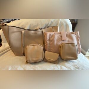 Poppies & Peonies Sand Tote Bag Set